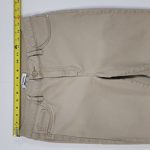 ⭐️3/ $30⭐️ D. jeans Women's Tan Casual Pants Tapered Stretch Size 14W - Picture 13 of 16